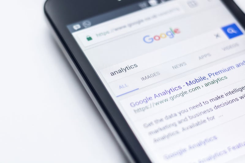 Google Analytics auf einem mobilen Endgerät